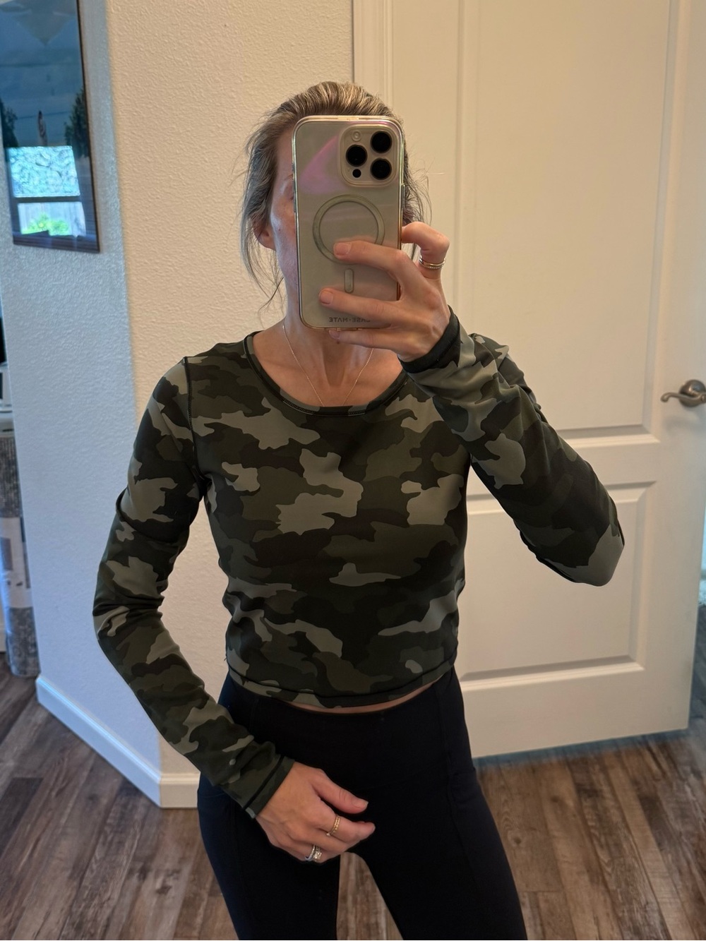 Lululemon Wunder Train Cropped Long Sleeve Shirt Size 6